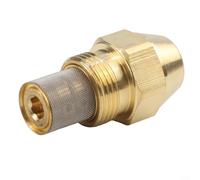 Buse d'huile en laiton de 60 degrés S - Grand angle de pulvérisation - Composant de système de chauffage du carburant compatible avec diverses configurations pour une combustion efficace et uniforme
