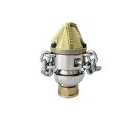 Buse diamantée de nettoyage de canalisations haute pression 1/2" femelle, élingue à corde et chaîne, dynamitage rotatif des égouts(M36 male 80LPM)