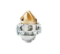 Buse diamantée rotative à haute pression for le dragage de pipelines et le nettoyage des égouts, buse de jet d'égout à corde et à chaîne(1I2 Female 120LPM)