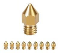 Buse d'imprimante 3D 0,1-1,0 mm MK8 en laiton 3D tête d'impression M6 1,75 mm / 3 mm 3D imprimante 3mm/0.3mm 10 pièces