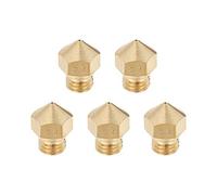 Buse d'imprimante 3D 5 pièces, buse MK10 en laiton 0.4mm, tête d'impression d'extrudeuse for imprimante à Filament M7 de 1.75mm