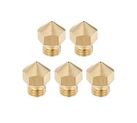 Buse d'imprimante 3D 5 pièces, buse MK10 en laiton 0.5mm, tête d'impression d'extrudeuse for imprimante à Filament M7 de 1.75mm