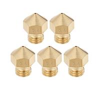 Buse d'imprimante 3D 5 pièces, buse MK10 en laiton 0.6mm, tête d'impression d'extrudeuse for imprimante à Filament M7 de 1.75mm
