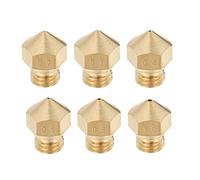 Buse d'imprimante 3D 6 pièces, buse en laiton MK10 0.2mm,.3mm,.4mm,.5mm,.8mm,1mm, tête d'impression extrudeuse for imprimante M7 à Filament 1.75mm