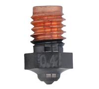 Buse d'imprimante 3D CHEOTIME, embout en carbure de silicium haute précision de 0,4 mm, usiné CNC, pointe durcie pour PLA, PETG, ABS, TPU, compatible avec V6 et PRUSA MK3S