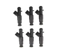 Buse D'injecteur 6Pcs 0280155784 pour Cherokee 4.0L 1999-2004 4854181 4667938 RL669938AB 0280155923 83211160 4669938AB Injecteur Carburant 4 Trous