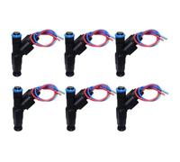 Buse D'injecteur Carburant Pour J&eep Pour Grand Pour Cherokee WJ Pour Wrangler 4.0L 1999-2004 Buse D'injecteurs Carburant À 4 Trous Avec Connecteurs 1 Jeu / 6 Jeux 0280155784(6 Sets)