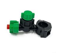 Buse d'irrigation anti-goutte avec interrupteur de contrôle du débit réglable, collier de serrage pour tuyau d'arrosage de jardin pour pulvérisateur agricole, système d'égouttement de serre (25)