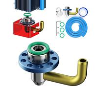 Buse d'origine SCULPFUN S9 Air Assist (sans pompe à air), kit Air Assist à haute vitesse avec tuyau à air, structure entièrement en métal, design officiel de site web parfait pour laser S9