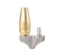 Buse en acier inoxydable avec 4 trous pour un nettoyage efficace des conduits à haute pression et élimination des débris (3/8)