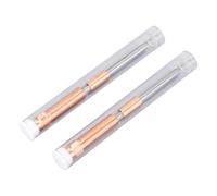 Buse en Acier trempé Intégrée Buse à Dégagement Rapide 1mm avec Alliage Ti Gorge Buse en Alliage de Cuivre pour Ender 3 V3 2pcs Noir