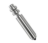 Buse en acier trempé : pièce de rechange du paquet, tête d'impression anti-fuite, pointe extrudeuse en métal, composant haute température | Design intérieur lisse fileté de précision