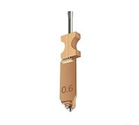 Buse en acier trempé pour Flashforge AD5X, assemblage rapide 0,4 mm, échange sans outil jusqu'à 300 C pour PLA ABS pour PETG pour TPU (0,6 mm)