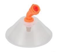 Buse en cuivre agricole réglable pour irrigation de jardin, couverture coupe-vent, plusieurs modes, haute résistance, filetage 14 x 1,5, transparent (cuivre)