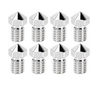 Buse En Laiton Nickelé M6 0.2 0.3 0.4 0.5 0.6 0.8 1.0 1.2mm 1.75mm Pour Filament D'imprimante 3d