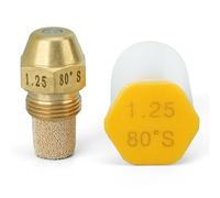 Buse en métal robuste de 80 degrés avec précision - Adaptateur usiné pour brûleurs à carburant avec plusieurs débits GPH - Choisissez la buse de charbon de chaleur