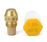 Buse en métal robuste de 80 degrés avec précision - Adaptateur usiné pour brûleurs à carburant avec plusieurs débits GPH - Choisissez la buse de charbon de chaleur