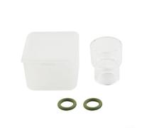 Buse en verre de visualisation transparente TIG pour consommables de torche de soudage WP9/17/18/20/26 - Lentille résistante à la chaleur avec joints toriques, compatible avec lentille à gaz trapue