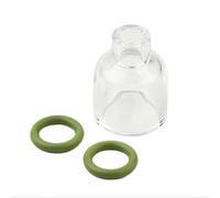 Buse en verre TIG, tasse de visualisation transparente, matériau, design, pour consommables de lentille à gaz WP9/17/18/20/26, accessoire de soudage (4)