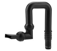Buse Flexible de Sortie d'eau en Forme de U pour Aquarium, Direction D'écoulement Réglable, Matière Plastique Durable, 1 unité