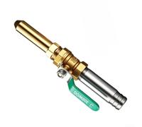 Buse Haute Pression 6mm Acier pour Lavage pour voiture Buse Haute | Acier inoxydable , sortie 6mm, pour idéal lavage auto, résistant , usage extérieur long terme(Green)
