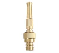 Buse Haute Pression en Laiton Cuivre, Usage Polyvalent, Finition Or | Connexion Rapide Compatible, Usage Jardin et Voiture, Robuste, pour Lavage Garage et Rinçage