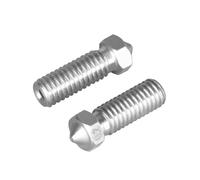 Buse Hotend Vol for imprimante 3D, filetage M6, 0,2/0,3/0,4/0,5 mm, for kit de mise à niveau de filament 3 mm, 1/3/5/10 pièces(10Pcs stainless stee,0.5mm)