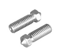 Buse Hotend Vol for imprimante 3D, filetage M6, 0,2/0,3/0,4/0,5 mm, for kit de mise à niveau de filament 1,75 mm, 1/3/5/10 pièces(10Pcs stainless stee,0.2mm)