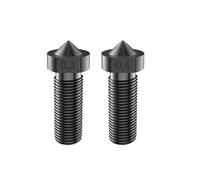 Buse Hotend Vol for imprimante 3D, filetage M6, 0,2/0,3/0,4/0,5 mm, for kit de mise à niveau de filament 3 mm, 1/3/5/10 pièces(3Pcs hard steel,0.4mm)