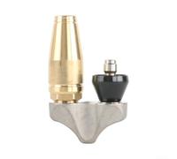 Buse inversée pour turbo-égout conçue pour 3000 PSI pour les systèmes de nettoyeur haute pression, corps en acier inoxydable avec points de contact en cuivre