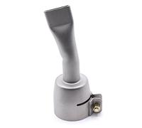 Buse large professionnelle en acier inoxydable - Buse large - 20 mm - Compatible avec le pistolet à air chaud Leister Triac S/ST/AT - Pour pistolet à air chaud