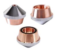 Buse Laser à Fiber cuivre M14 simple Double couche 28mm diamètre 22mm hauteur 0.8-5.0mm pour tête de coupe en métal Single 1.2mm