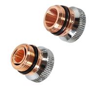 Buse laser chromée pour tête de découpe laser à fibre, hauteur H15 M12 simple double couche, buse CNC diamètre 15/17 mm - 2 pièces Single-OD:15mm 2.5mm
