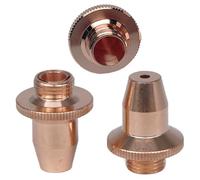 Buse laser en cuivre M8 pour tête de découpe laser à fibre, hauteur 19 mm, conception simple double couche, calibre 0,8 mm à 3,0 mm, lot de 2 Double 1.2mm