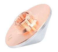 Buse Laser, Machine de Découpe à Double Fibre de Verre, Diamètre Extérieur 28 Mm, Cuivre chromé, Remplacement Haute dureté (Ouverture de 1,6 mm / 0,06 pouces)