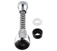 Buse Lavage Extensible PVC Anti-Rouille | Rotation 360°, 2 modes jet, économie eau 70%, filetage M22/M24, nettoyage rapide