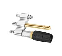 Buse multifonction réglable avec longue portée de 6,35 mm, connexion rapide pour les tâches de nettoyage à l'aide d'un nettoyeur haute pression, buse de nettoyage amovible professionnelle