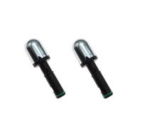 Buse nettoyage Compatible Avec Cayman Pour Panamera Pour Boxster 99762826300 97062825100 Argent Noir Buse De Lave-phare Avant Pulvérisateur Jet Couvercle Capuchon(2PCS Argent)