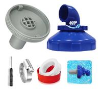 Buse piscine rotative 360°, réglable, compatible Intex, Bestway 32mm, améliore circulation eau, accessoires inclus, durable