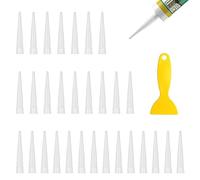 Buse Pistolet À Calfeutrer,Calfeutrage Buse,Embout Applicateur Buses, Buse Cartouche,Silicone Cartouche Douilles,Buses Calfeutrage Plastique,Silicone Pointes Cartouche,Couteau À Mastic Plastique