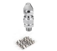 Buse plane déviée, buse à angle étroit, acier inoxydable, 1/8 "1/4" 3/8 "1/2" (3/8) Narrow angle fan nozzle + adjustable base 5 pièces