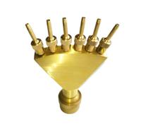 buse pour fontaine à jet, Buses de fontaine en laiton 1" et 1,5" type fleur for piscine étang(DN40)