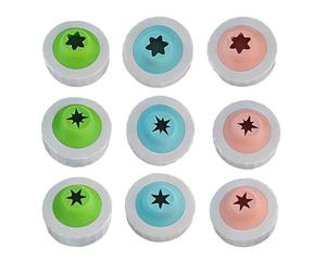 Buse pour machine Swirl - Set de 9 pièces pour desserts type Soft Serve - Remplacement d' pour cuisine, maison, desserts et