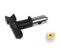 Buse pour pistolet à pulvérisation réversible en acier au tungstène, excellente atomisation pour peintures résidentielles de taille moyenne et grande (419)