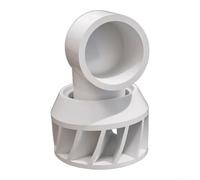 Buse pour Pompe Aquarium Rotation 360° Pour Réservoirs Poissons(Current 25) | Rotation 360°, flux en umbelle, anti-colmatage, plastique pour durable, pour aquariums