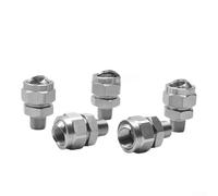 Buse Pulvérisation 304 Réglable Pivotante Buse Pulvérisation(3 points) | Acier 304 pour premium, anti-rouille, jet fin ajustable, base pivotante 155°, pour idéal humidification