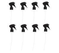 Buse Pulvérisation de Plastique Souris en Noire Pièces 8 | Remplace une Pièce Cassée, Distribution Facile, Fermeture Plastique Robuste, pour Bouteilles à Col Rond