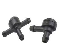 Buse pulvérisation voiture Compatible avec Volvo pour S70 1998 1999 2000 pour S80 1999 2000-2013 Buse de pulvérisation de pare-brise valve unidirectionnelle 31391513 9178897(1X2-Way1X3-Way)