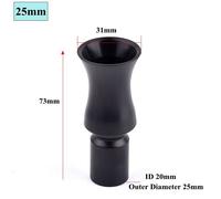 Buse réglable à 360 degrés pour aquarium,tuyau de sortie d'eau,débit d'eau,bec de canard,corne de canard,style de bouche de trompent,pompe à filtre - Type Short Tornado 25mm-5pcs