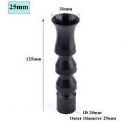 Buse réglable à 360 degrés pour aquarium,tuyau de sortie d'eau,débit d'eau,bec de canard,corne de canard,style de bouche de trompent,pompe à filtre - Type Long Tornado 25mm-5pcs